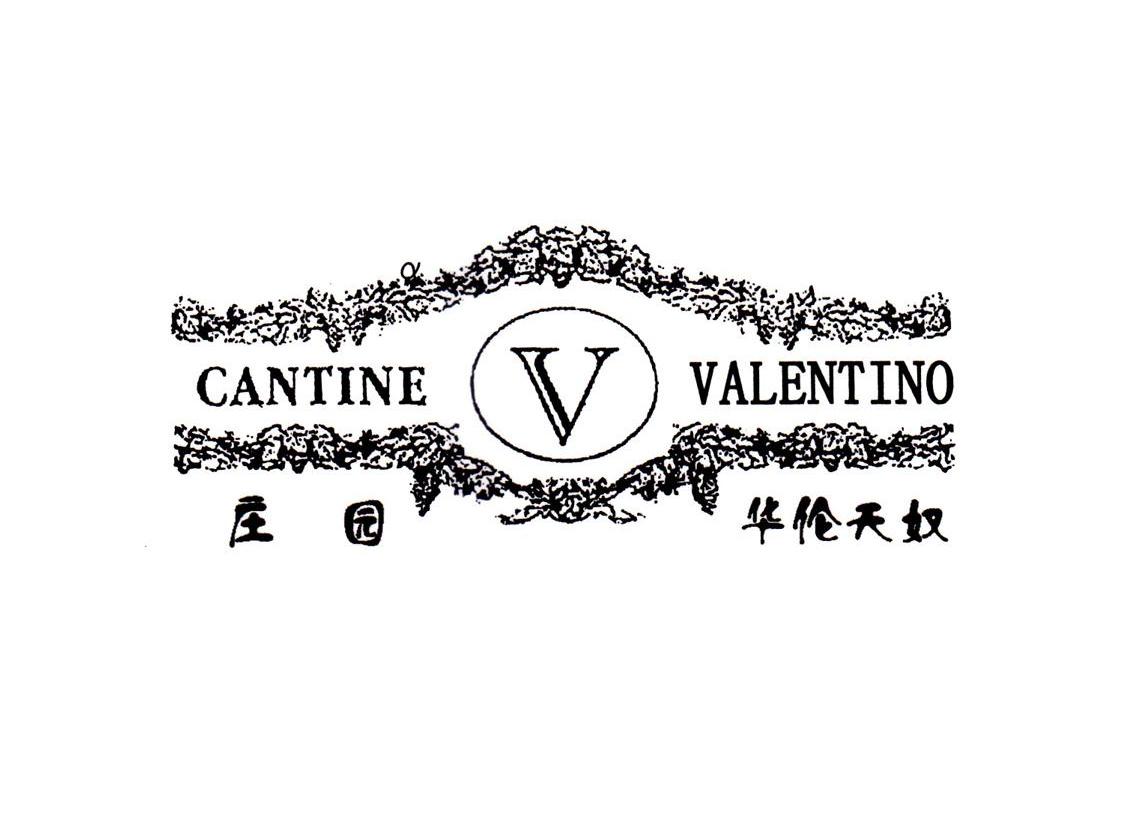庄园华伦天奴 cantine v valentino商标公告