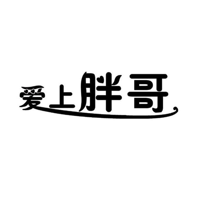 爱上胖哥 商标公告