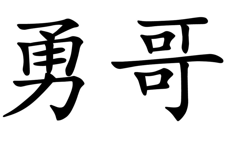 勇哥 商标公告