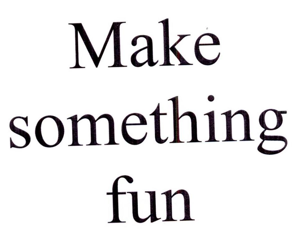 make something fun商标公告