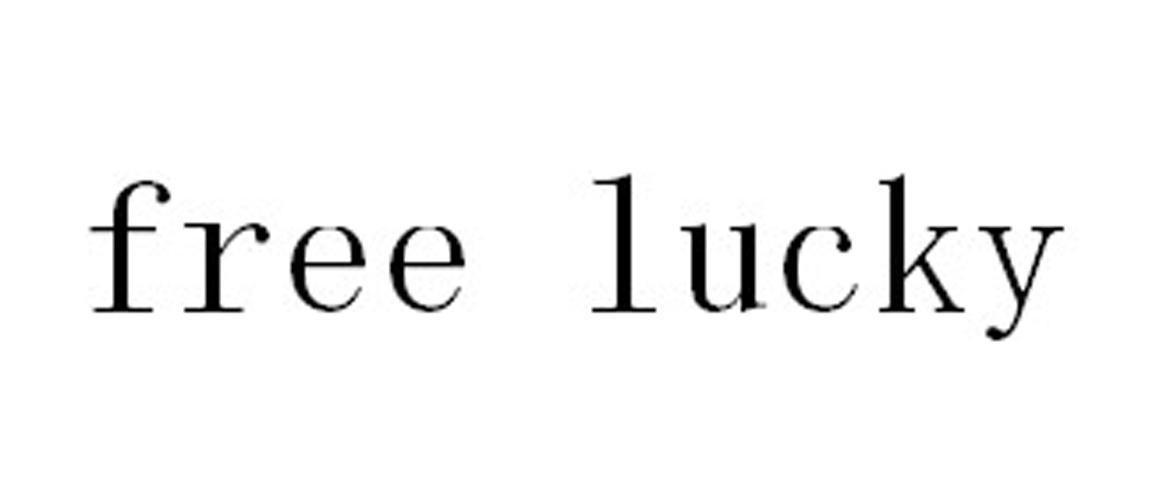 free lucky 商标公告