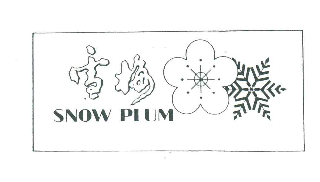雪梅;snow plum商标公告