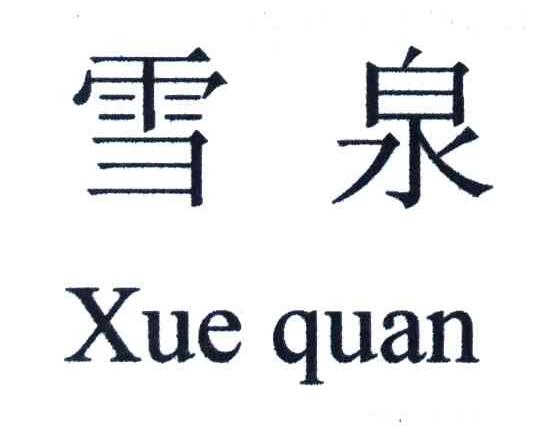 雪泉 商标公告
