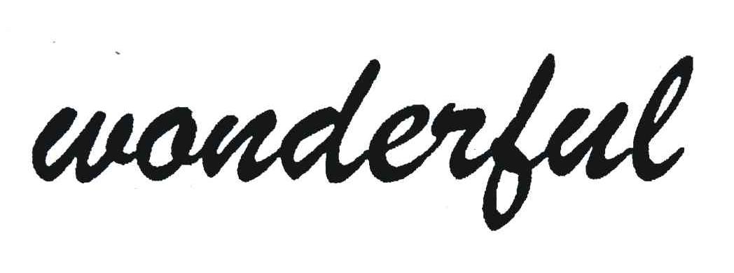 wonderful 商标公告