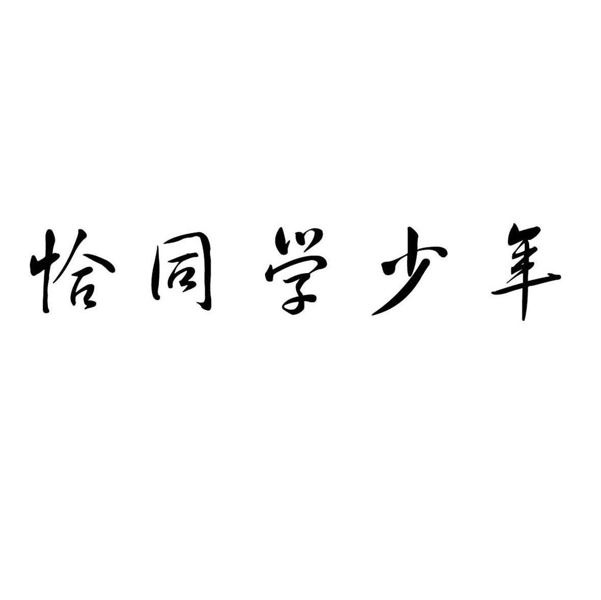 恰同学少年 商标公告