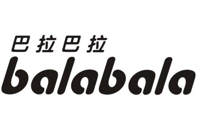 巴拉巴拉logo字体图片