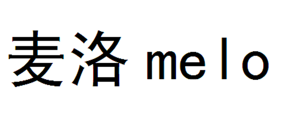 麦洛melo 商标公告