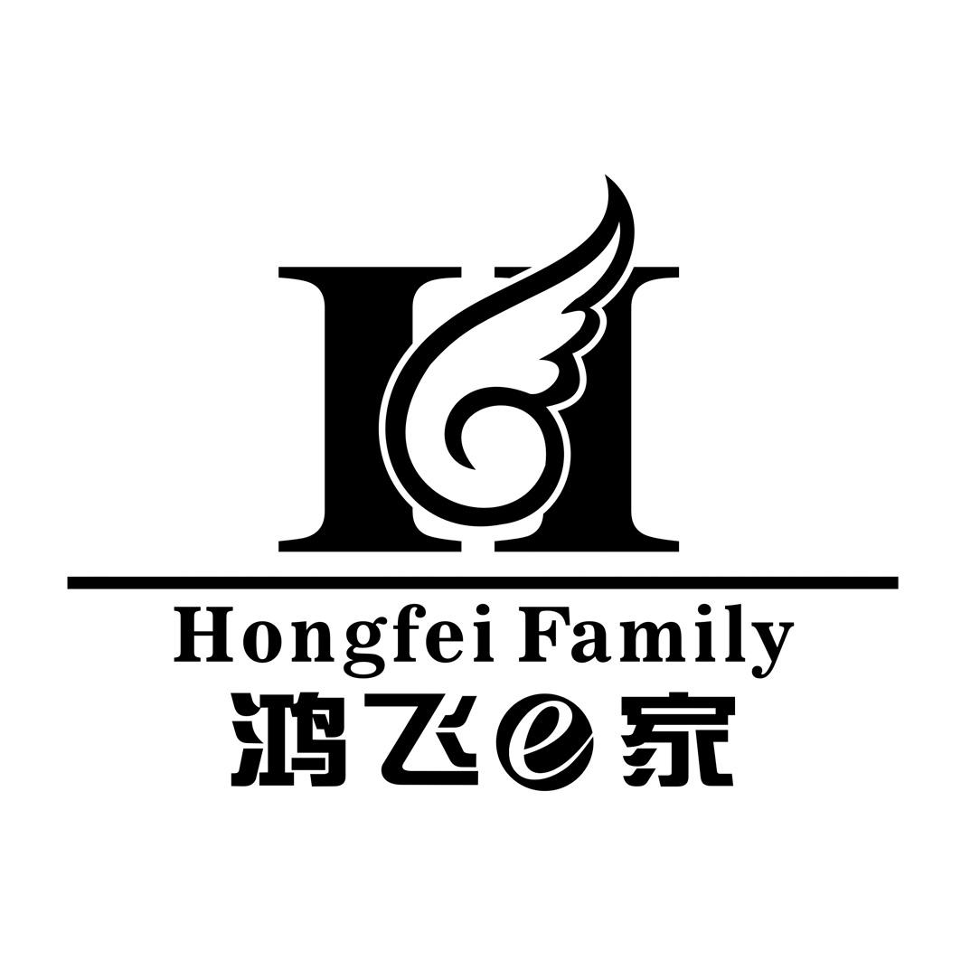 鸿飞e家 hongfei family 商标公告