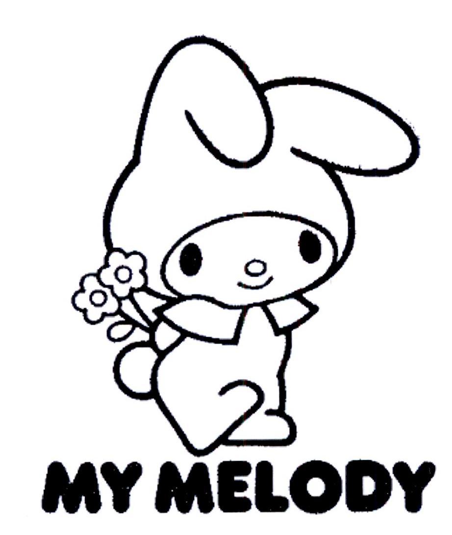 melody兔子简笔画图片