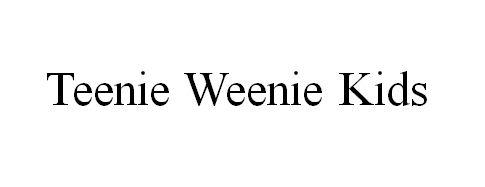 teenieweeniekids商标公告