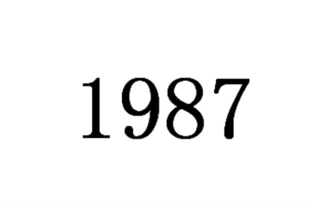 1987 商标公告