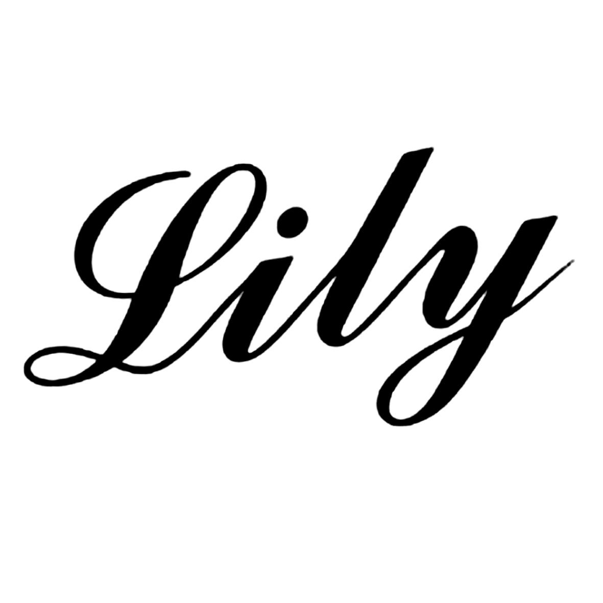 lily签名设计图片