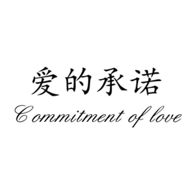 爱的承诺 commitment of love商标公告