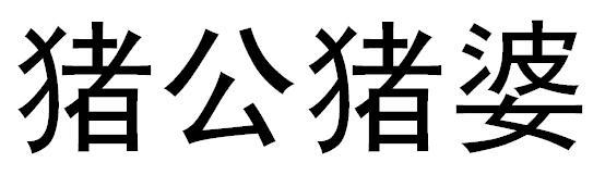 猪公猪婆 商标公告