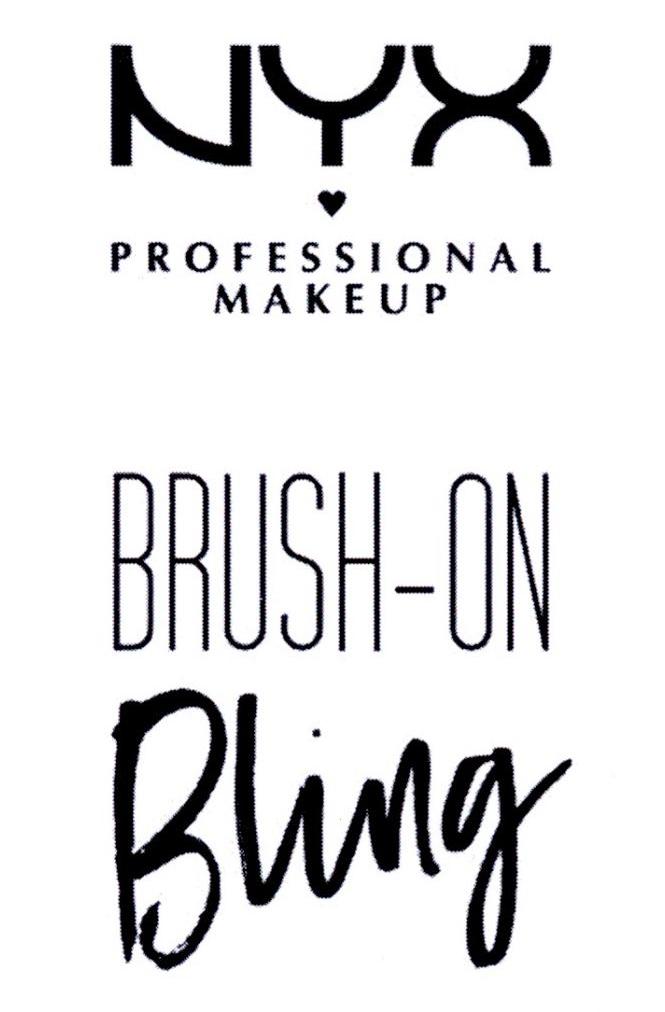 nyx professional makeup brush-on bling 商标公告