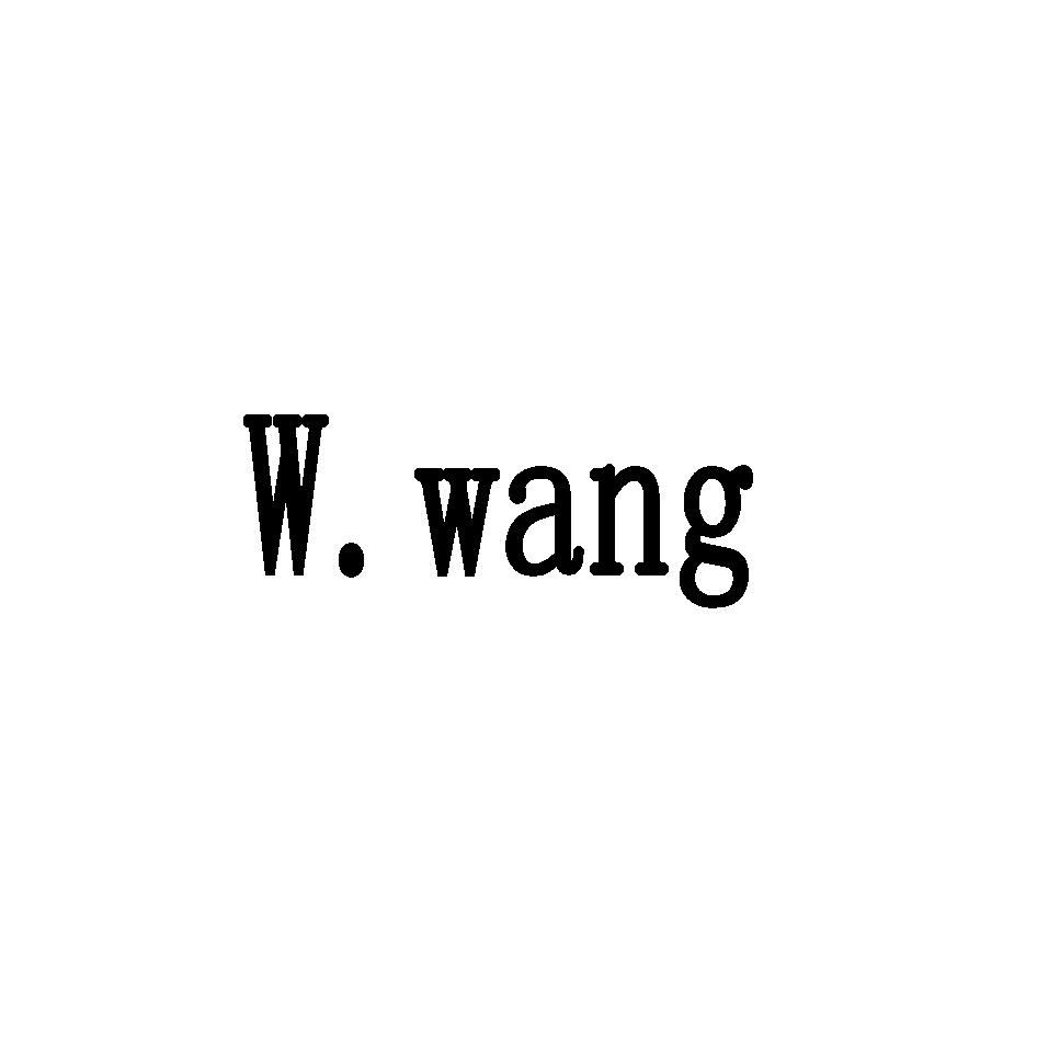 w.wang 商标公告