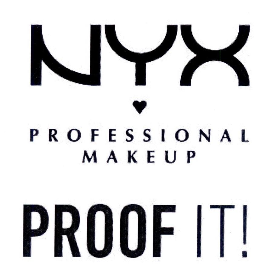 nyx professional makeup proof it 商标公告