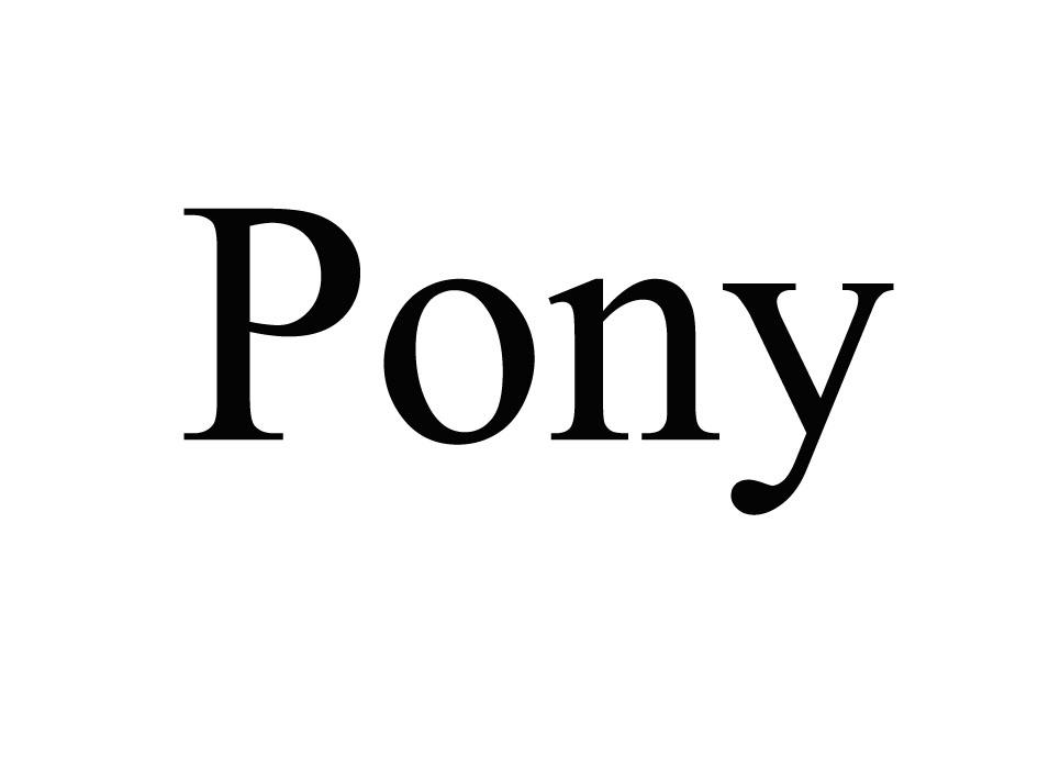 pony 商标公告