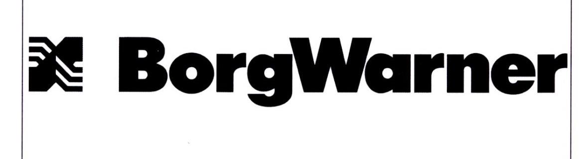 borgwarner 商标公告