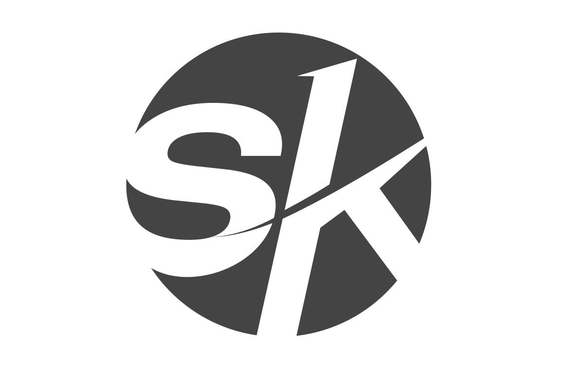 sk字母logo设计图片