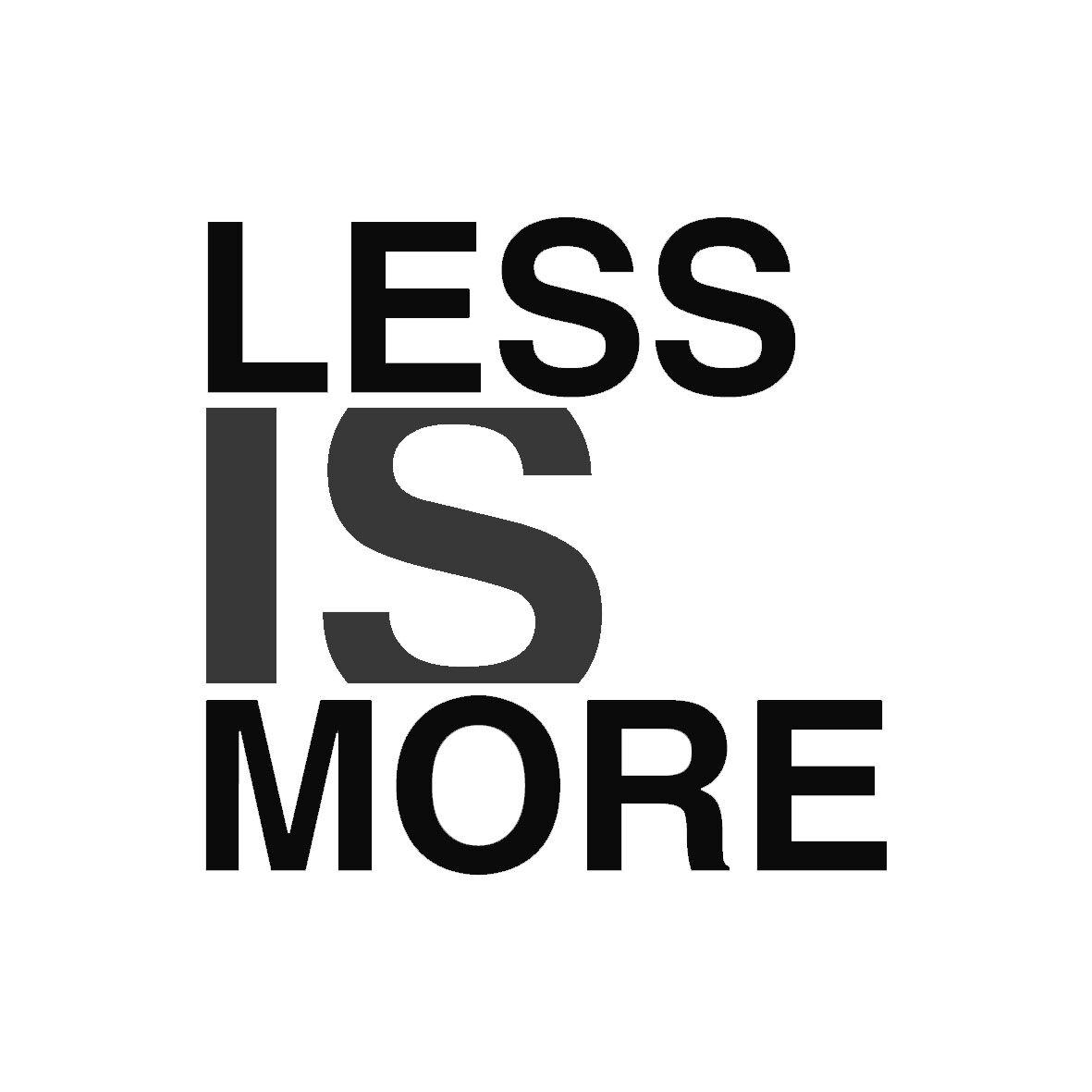 less is more 商标公告