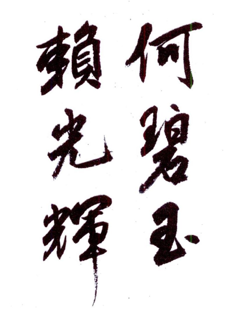 赖光辉 何碧玉 商标公告