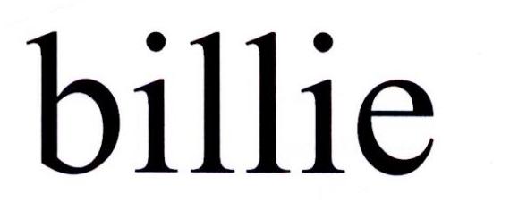 billie 商标公告