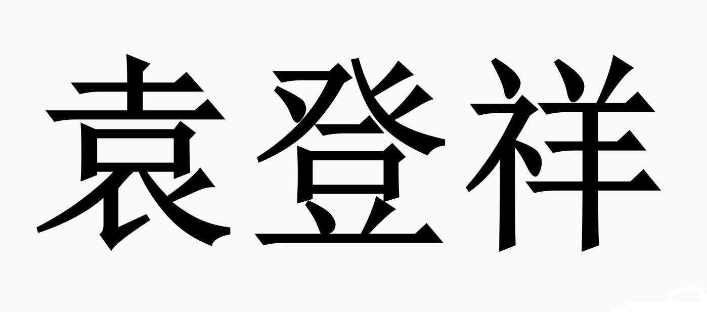 袁登祥 商标公告