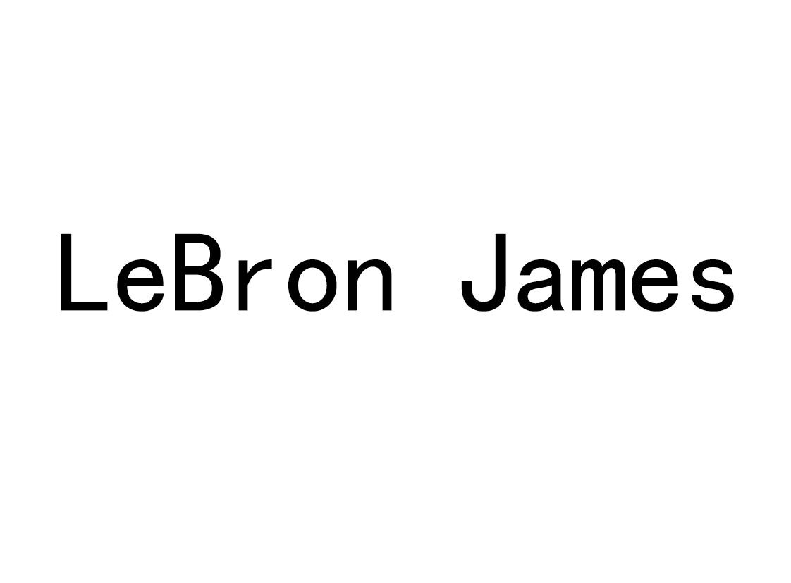 lebron james 商标公告