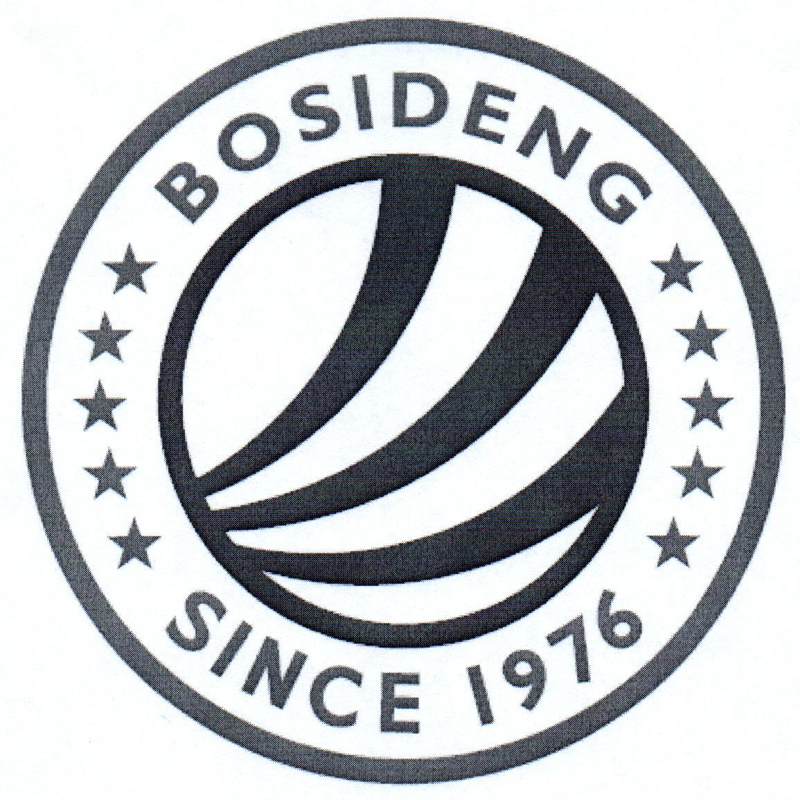 bosideng since 1976 商標公告