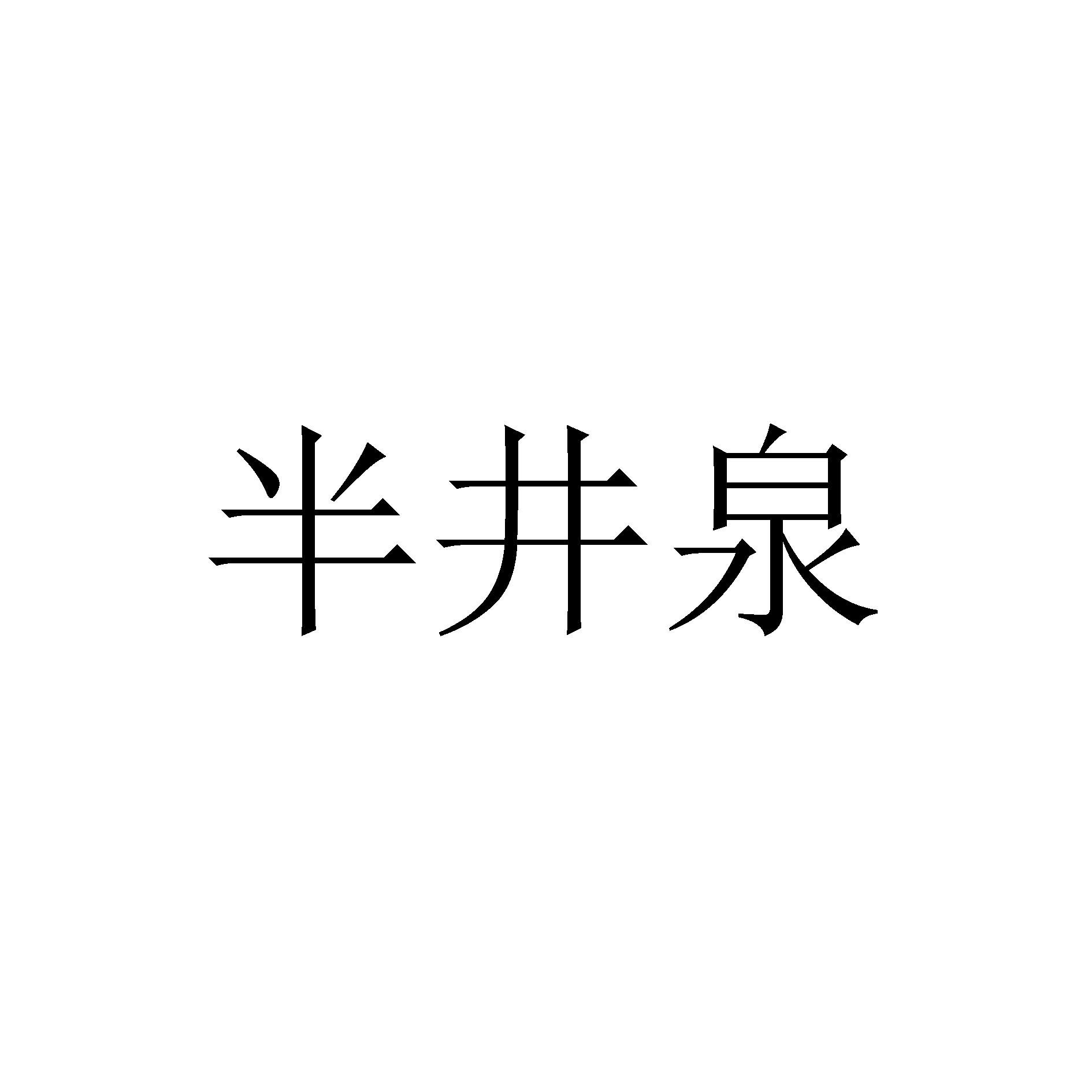 半井泉 商标公告