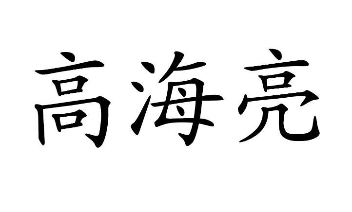 高海亮 商标公告