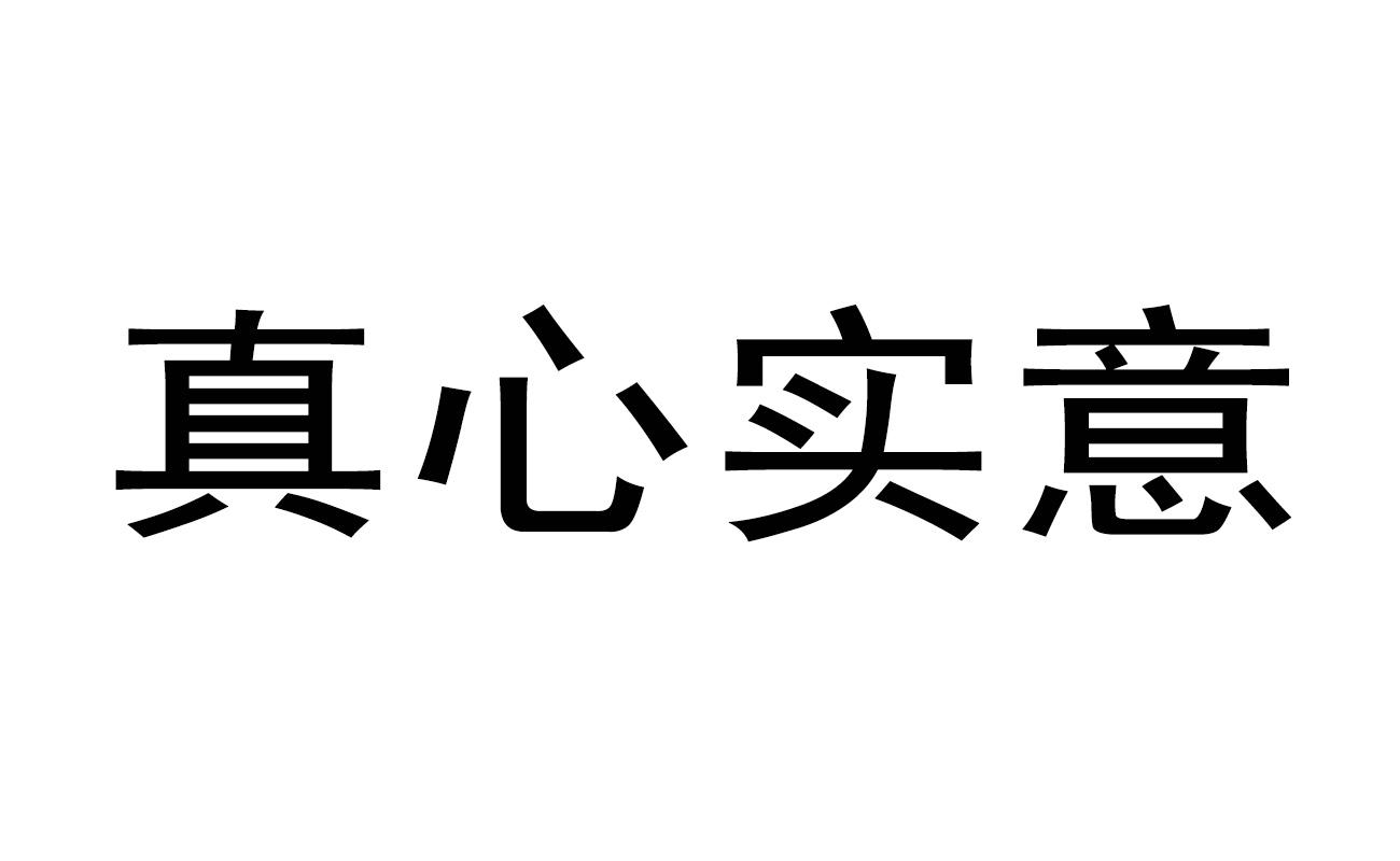 真心实意 商标公告