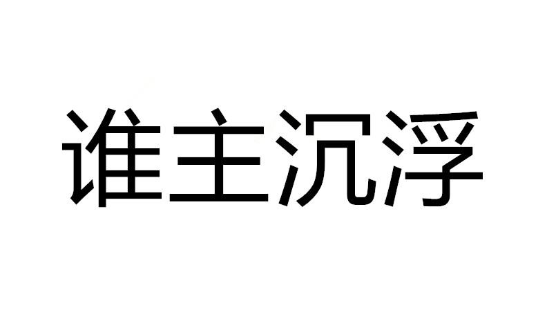 谁主沉浮 商标公告