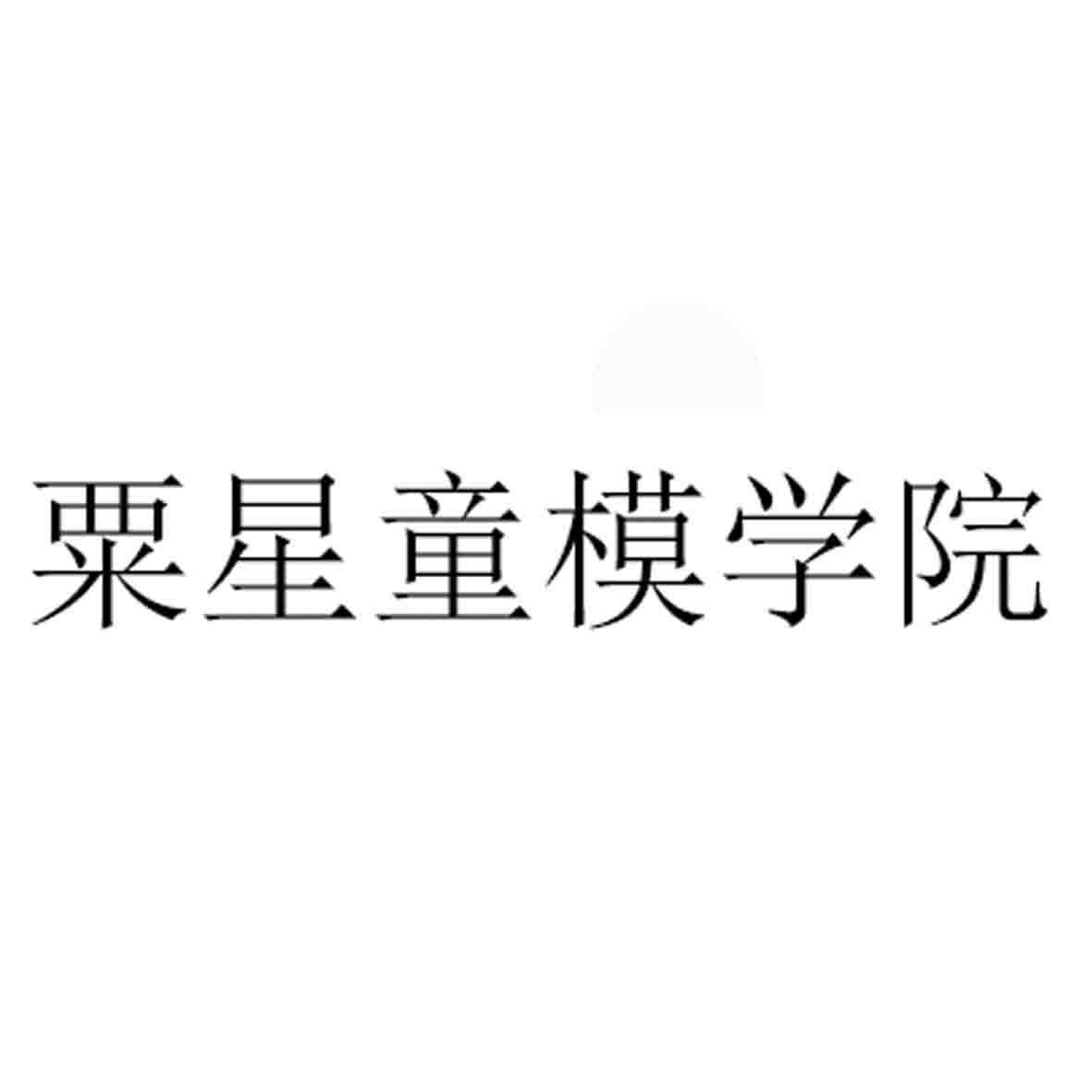 粟星童模学院 商标公告