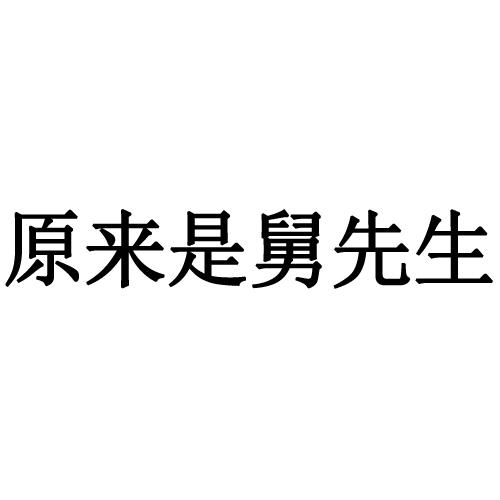 原来是舅先生 商标公告
